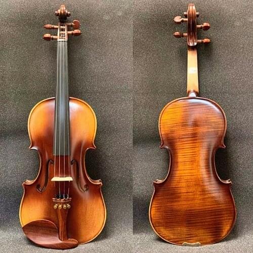 Strad style SONG Maestro handcrafted 4/4 violin,a penetrating sound,good material and process#15049