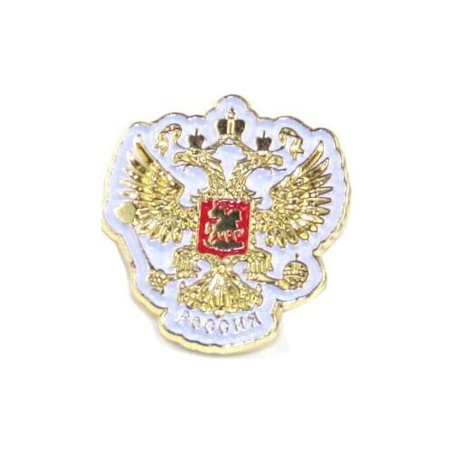 Custom Electroplated Gold Badge Hot Sale Eagle Logo Badge K200343