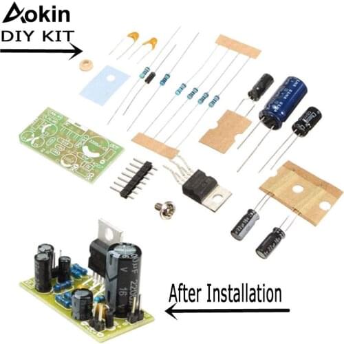 TDA2030A electronic audio power amplifier kit with subwoofer TDA2030A Audio Amplifier kit 18W DC9-24V Amplifier Module Board