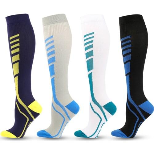 Bike Compression Socks Men Medical Nursing Doctor Nurse Anti Fatigue Calf Stockings Sports Racing Circulation Socks Woman