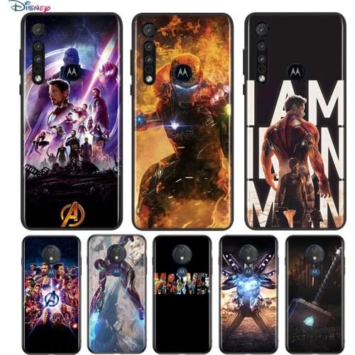 Iron Man Marvel Avengers For Motorola G9 G8 G Stylus Power One Fusion Hyper Edge E7 E6 5G Plus Play Lite Soft Phone Case
