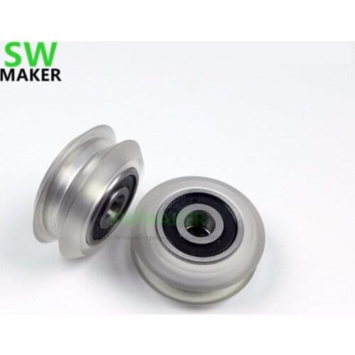 1pcs Dual V wheel Assy for Openbuilds V-Slot rail,OX CNC,V Slot,Dual V wheel.Poly .Carbonate