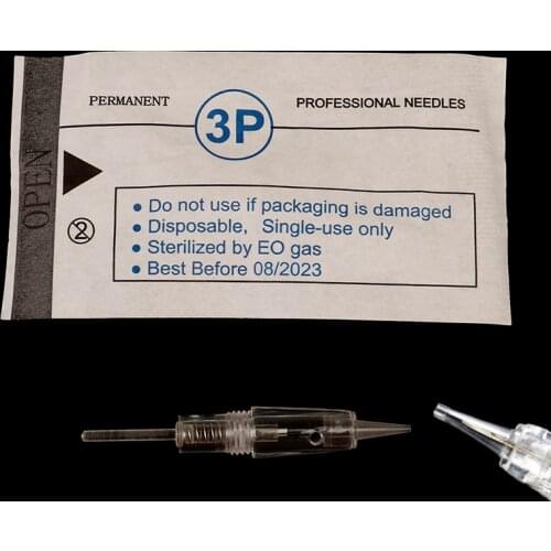 10Pcs/Set Makeup Machine Accessories Disposable Screw Tattoo Needles Cartridge D1,P1,P2,P3,P5,P7,FP3,FP5,FP7 Permanent