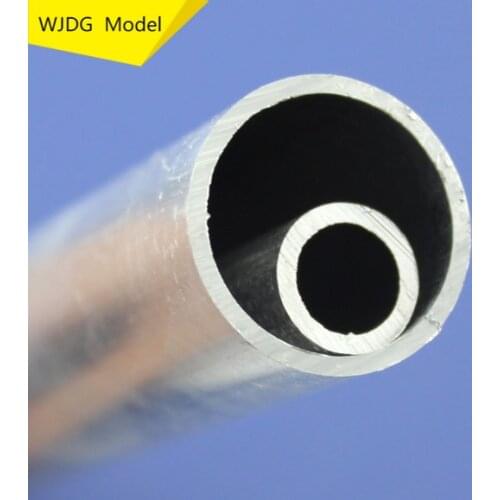 10 PCS aluminum alloy round hollow tube building model manually diy assembly materials length 400 mm diameter 10 mm / 20 mm