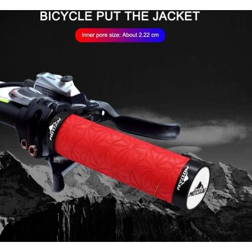 2pcs/1 Pair Bicycle MTB Handlebar Cover Grips Mountain Road Cycling Bike Anti-slip Handle Grip Lock Bar End Grips