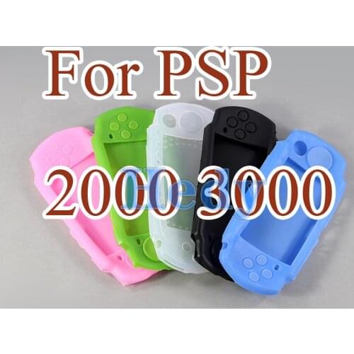 20pcs High quality silicone Protective Case Skin cover for PSP 3000/2000 FOR PSP3000 2000