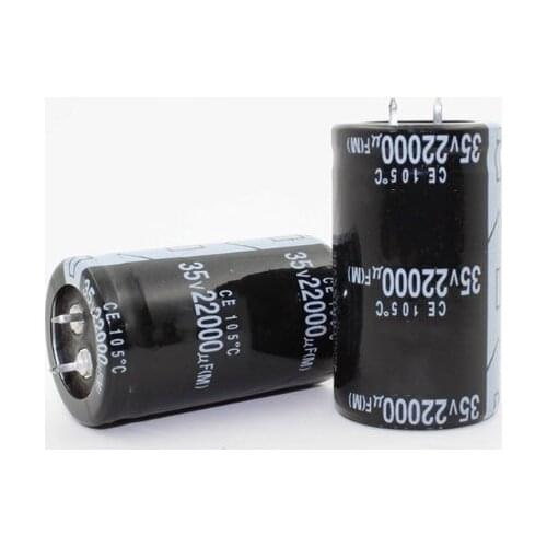 35v 22000uf Original Electrolytic Capacitor Radial 22000UF 35V 35x50mm