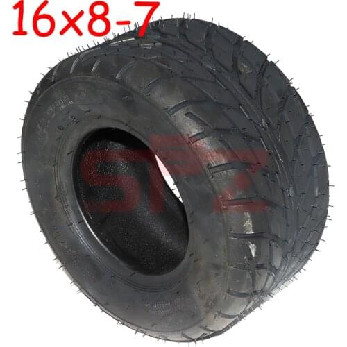 16x8.00-7 ATV tubeless tires 16X8-7 suitable for ATVs Kart wear-resistant road vacuum tires Four-wheel ATV tires