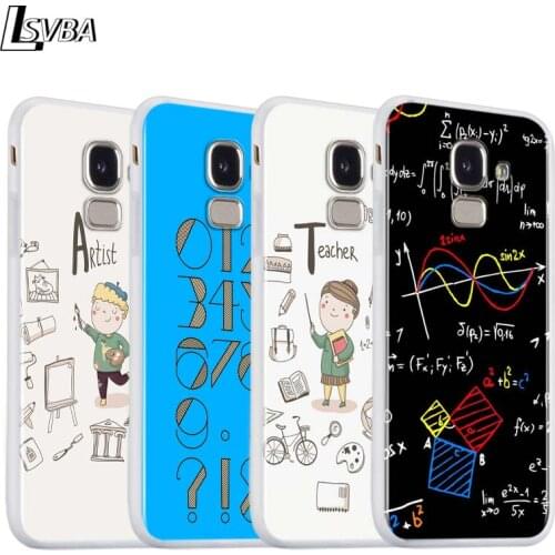 Cute Profession Teacher for Samsung Galaxy J7Duo J2 J4 Core J6 J4 Plus J8 J3 J7 J5 Prime 2018 2017 Phone Cover Shell