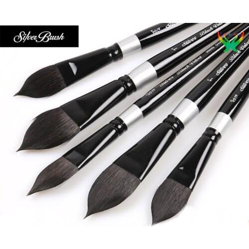 Black Velvet Watercolor pen Australian squirrel wool mixed hair watercolor pen brush Cat house squirrel brush 3009S