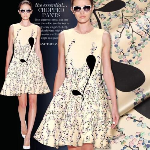 CNUM SP232 Pure Silk/Note of Elm Forest/Silk Fabric 93% Silk 7% Spandex Elastic/Width1.29yd Length 1.20yd Thickness19mm