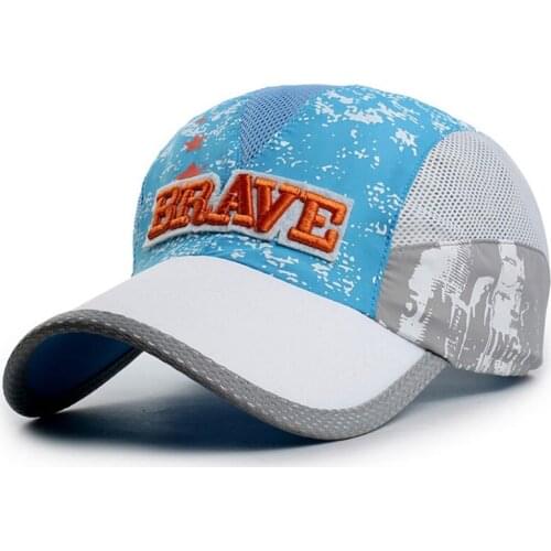 Childrens fashion brave quick-drying cap summer outdoor sun hat quick-drying children baseball cap childrens golf cap