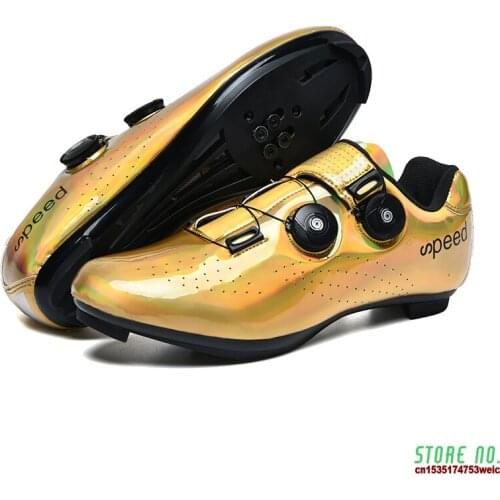 Men Road Bike Shoes Ultra-light Non-slip Women MTB Cycling Shoes SPD Pedal Racing Flat-bottomed Shoes