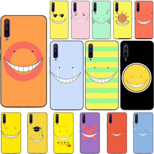FHNBLJ assassination classroom koro sensei faces Phone Case for Huawei Y5 II Y6 II Y5 Y6 Y7 Prime Y7Plus Y9 2018 2019
