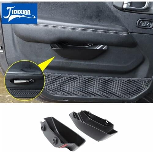 MOPAI Stowing Tidying for Jeep Wrangler JL Car Front Door Handle Storage Box Organizer for Jeep Wrangler JL 2018+ Accessories