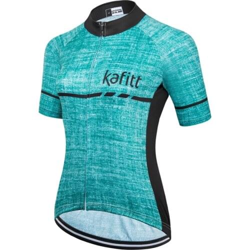 Kafitt 2021 Pro Team Summer Womens Cycling Wear Set Bike Bike Downhill Quick-drying Breathable Reflective Shirt Short Sleeve