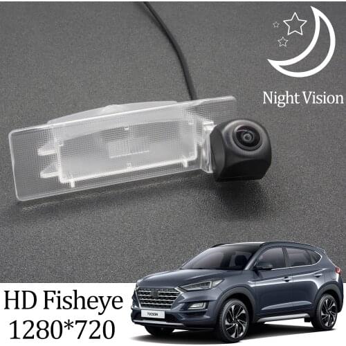Owtosin HD 1280*720 Fisheye Rear View Camera For Hyundai Tucson/Tucson Sport 2019 2020 Car Vehicle Reverse Parking Accessories