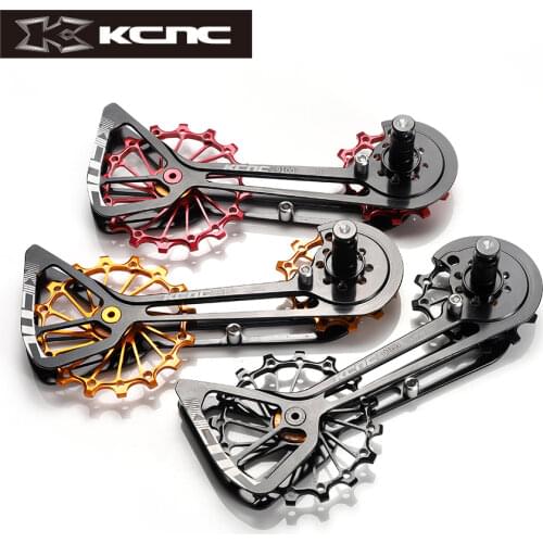 KCNC ROAD BIKE Wheel Oversized Pulley Wheel Cage OSPW Road Bicycle Bike Rear Derailleur Pulley for Shimano R8000 R8050 R9100