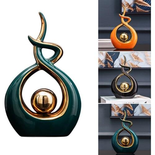 Ceramics Ormament Abstract Artwork Modern Style Fashion Fantasty Suit For Office Living Room Entrance Home Decor Drop Shipping