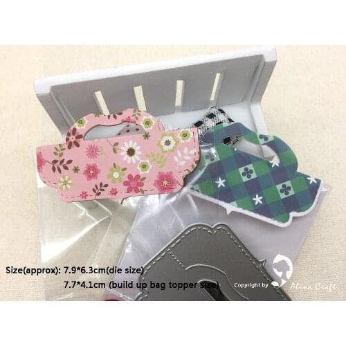 Alinacutle METAL CUTTING DIES Cut Gift Card Box Pack Bag Topper Head handle Scrapbook Paper Craft Knife Art Cutter