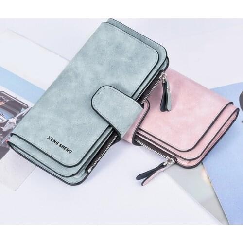 2021 Fashion Leather Long Wallet Casual Zipper & Hasp Female Clutch Women Purses Large Capacity Card Holder Wallets For Women