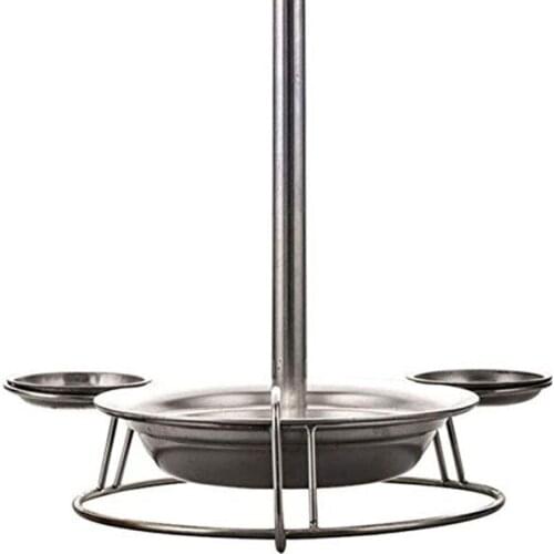 Stainless Steel Stand Holder Chicken Cooker Barbecue With Handle Chicken Roaster Grill Tools For BBQ