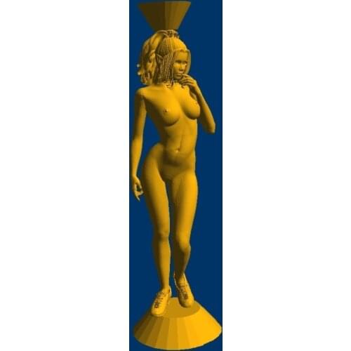 New 3D model for cnc 3D carved figure sculpture machine in STL file format naked woman-3