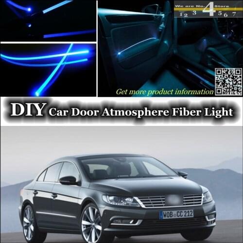 Interior Ambient Light Tuning Atmosphere Fiber Optic Band For Volkswagen VW Passat Dasher Quantum Santana Corsar Magotan Carat