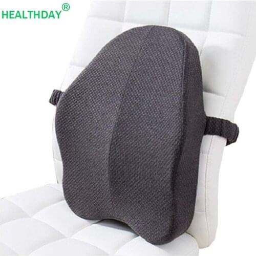 Lumbar Pillow Back Support Pillow Office Chair Memory Foam Waist Pad Cushion Pillow for Chair Car Home Office Relieve Waist Pain
