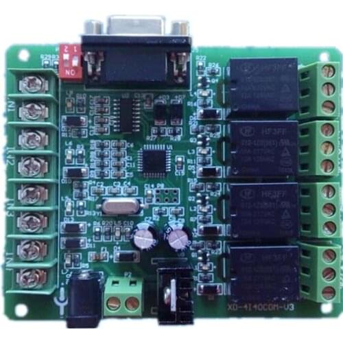 Relay moudle 4 channel relay intelligent control module RS232 Address set up switch Intelligent power control