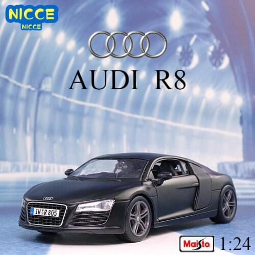 Maisto 1:24 Audi R8 Sports Car Static Die Cast Vehicles Collectible Model Car Toys