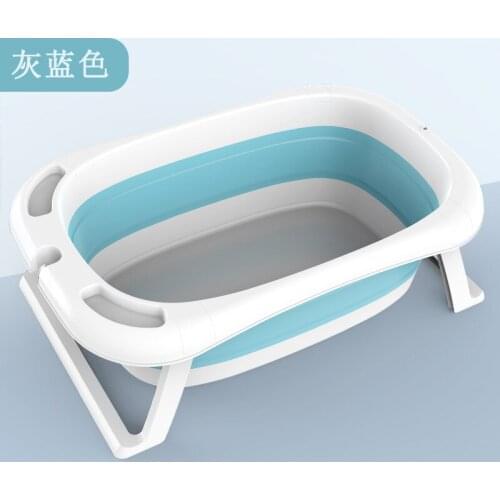 Newborn Baby Folding Bath Tub Baby Swim Tubs Bath Toddler Washing Portable Children Eco-friendly Non-Slip Safe Kid Bathtub