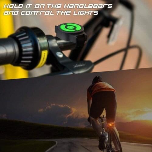 1 set of Bicycle Tail Light USB Waterproof Rechargeable Riding Remote Control Steering LED Smart Tail Light Bicycle Accessories