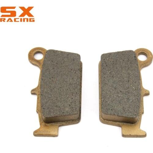 Motorbike Rear Brake Pads For RVX MXV SVX KX250F KX450F KLX450R RMZ250 RMZ450 YZ125 YZ250 WR250 WR450 YZ450 RR RS SM 250-525