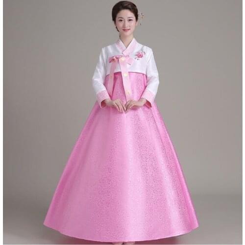 Retro Hanbok Korean Women Traditional Dress Korean Traditional Wedding Banquet Formal Dress Daily Convenient Hanbok