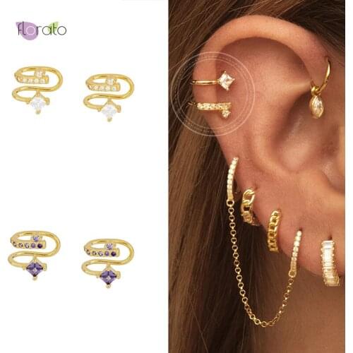 1Pcs 925 Silver Cute Animals Ear Clip Vintage Snake-Shaped Hoop Ear Clip Jewelry Gifts Gathering Ladies Fashion