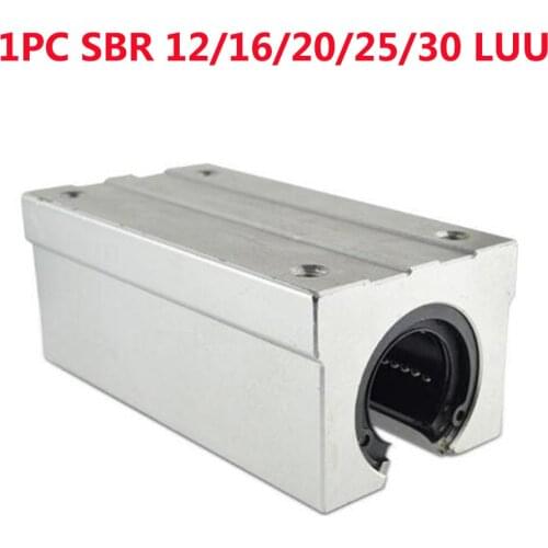 1PC Free shipping SBR12LUU/ SBR16LUU/ SBR20LUU/ SBR25LUU/ SBR30LUU Linear Ball Bearing Block CNC Router