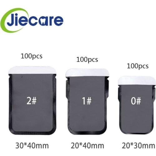 100Pcs/Bag Dental Consumables Materials Dental Barrier Envelopes Dental Bags For X-ray Film 0# 1# 2# X-ray Film Bags