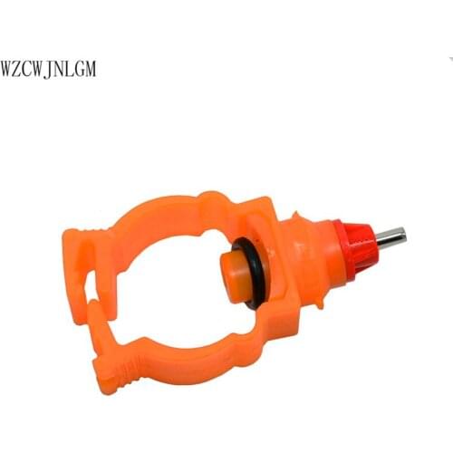 100 Pcs Drinking Spring Type Chicken Spring Pipe Diameter 25mm Bayonet Chicken Automatic Nipple Drinking Drinking Fountain