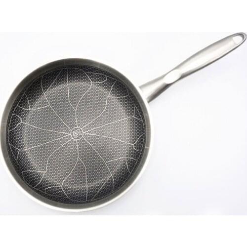 11 Inch Nonstick Frying Pan Induction Bottom Stainless steel and Scratch Resistant Body Riveted Handle Dishwasher Friendly