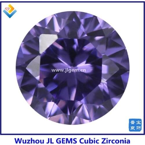 500pcs/lot) 1.0mm-3.25mm #09 Light Purple CZ Stone/Round Shape AAAAA Violet Synthetic Cubic Zirconia Loose Stone