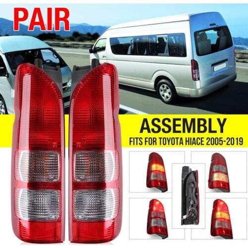 Car Rear Halogen Tail Brake Light Lamp with Harness Signal for Toyota Hiace/Commuter 2005 2006 2007 2008 2009 10 2011 12 13 2014