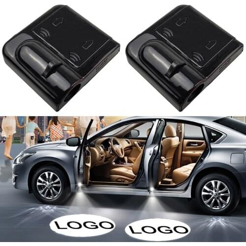1pcs Wireless Led Car Door Welcome Light with Car logo Courtesy Laser Projector Ghost Shadow Lamp Car Styling Accessories