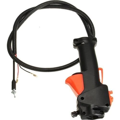 26mm Lawn Mower Parts Switch Throttle Cable Trimmer Brush Cutter Strimmer Handle For 139/140/GX35 General Garden Power Tools