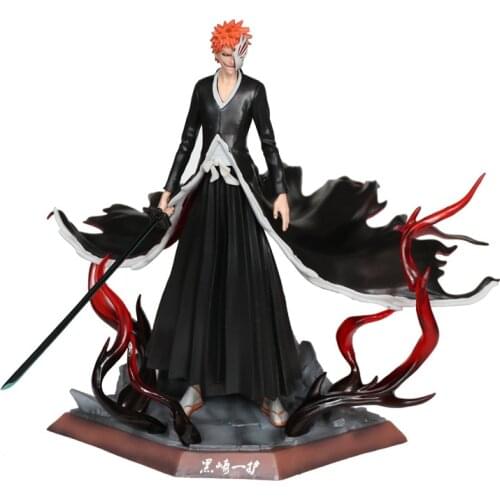 GK BLEACH Kurosaki Ichigo Model PVC Doll Figure Toys Decoration 28cm