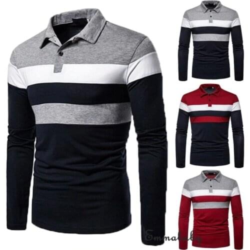 Hot Fashion Mens Casual Loose Holiday Shirts Tee Tops Long Sleeve Shirts Buttons Comfortable Slim Fit Shirt Top Pullover T-Shirt