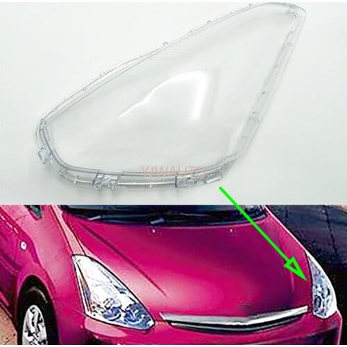 Headlight Cover For Toyota Wish 2005 2006 2007 2008 Car Headlamp Lens Replacement Auto Shell