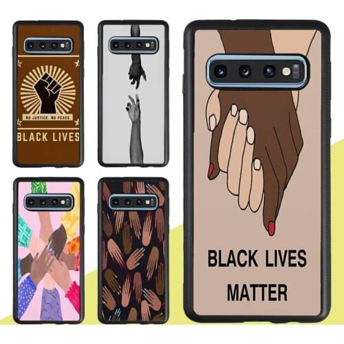 Fashion BLACK LIVES MATTER Case For Samsung Galaxy S20 Plus S9 S10 Note 20 Ultra A50 A70 A51 A71 A21S A20e A31 M31 M21