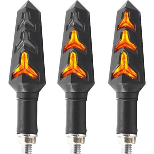 Motorcycle Decorative Turning Light Indicator Flasher Winker Lamp for Kawasaki Yamaha Honda 12V Universal LED Modified Blinker