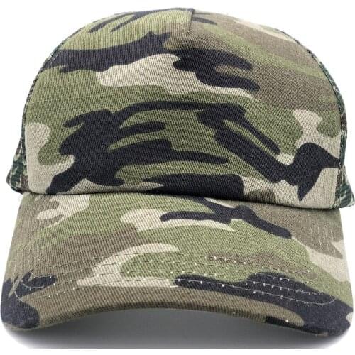Mens Fishing Camo Cap Outdoor Hunting Baseball Cap Visor Mesh Cap Camouflage Dad Hat Snapback Adjustable Headgear